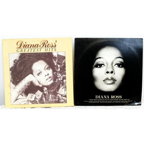 2 VTG 1976 Diana Ross Albums Records Vinyl LP Greatest Hits Mahogany Soul - Picture 1 of 8
